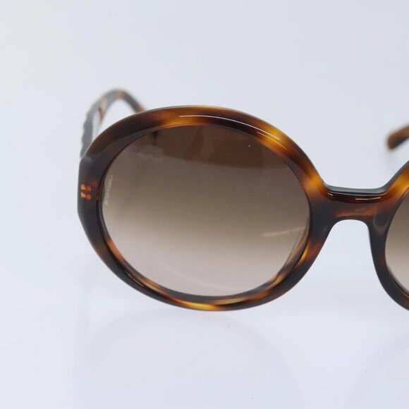 Christian Dior Sunglasses Plastic Brown Gold Auth yk15068 - Picture 3 of 12